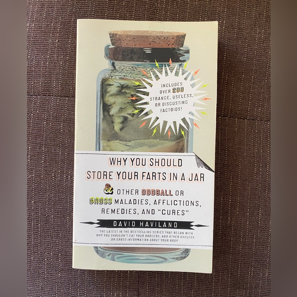 Why You Should Store Your Farts in a Jar Book New